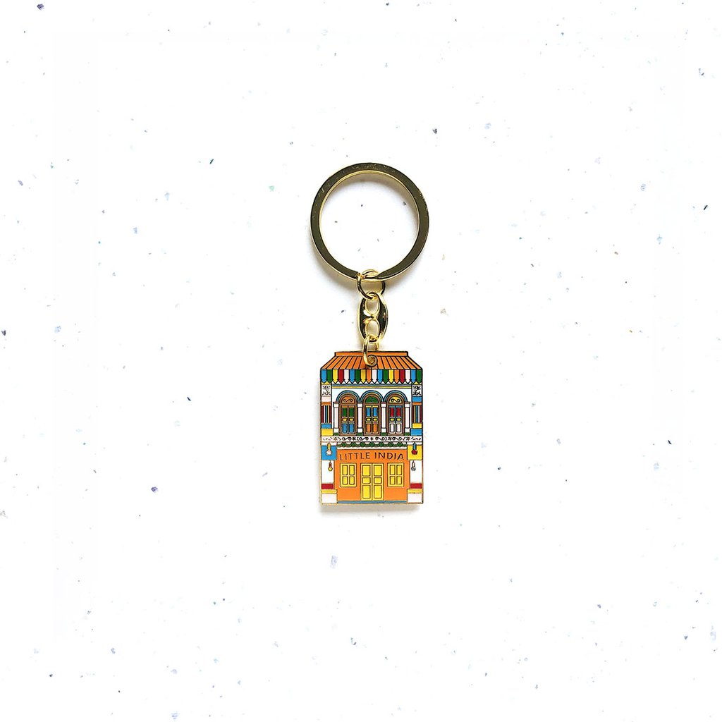 Shophouse (Little India) Keychain