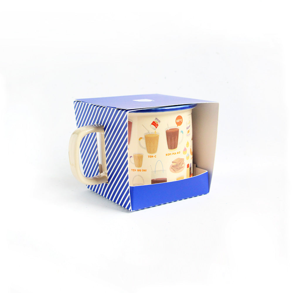 Kopi and Teh Ceramic Mug