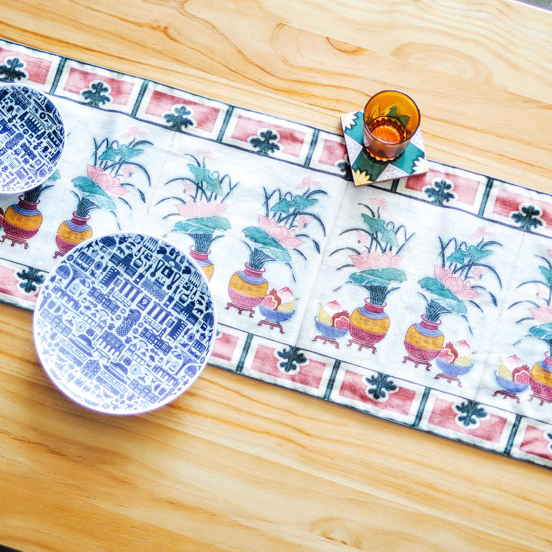 Peranakan Tile Table Runners