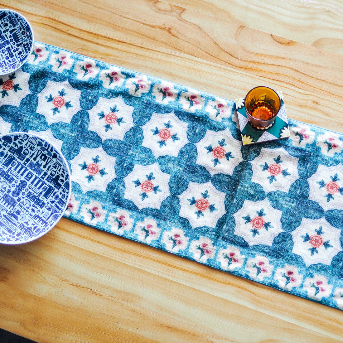 Peranakan Tile Table Runners
