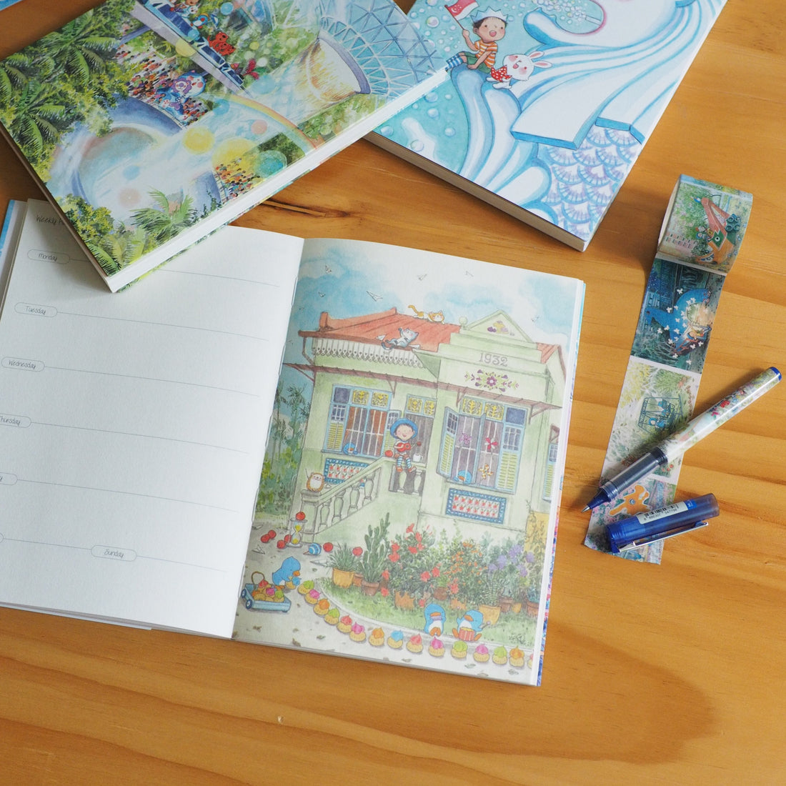 Ah Guo A5 Undated Yearly Planner