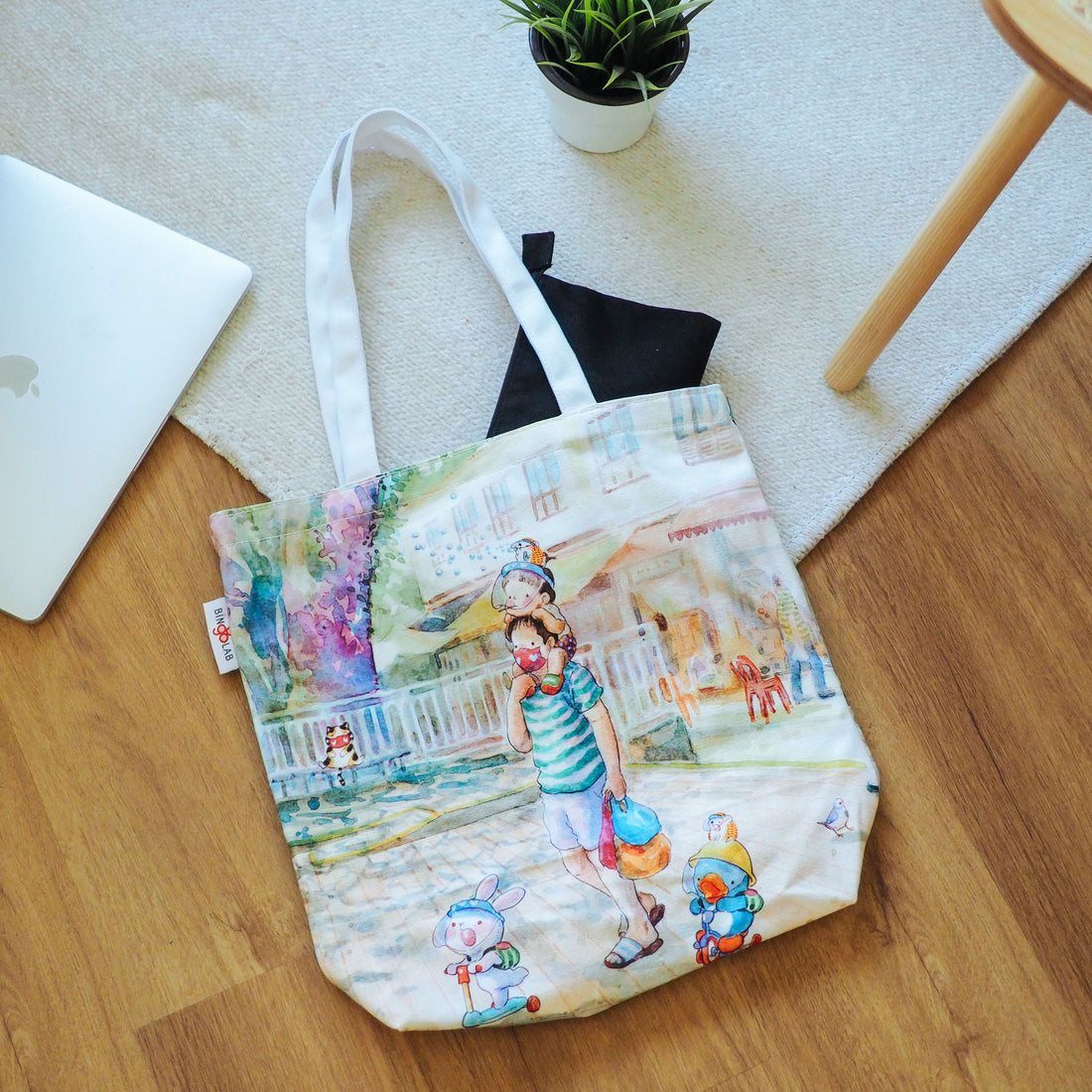 Ah Guo '12 Views of Tanglin Halt' Tote Bag