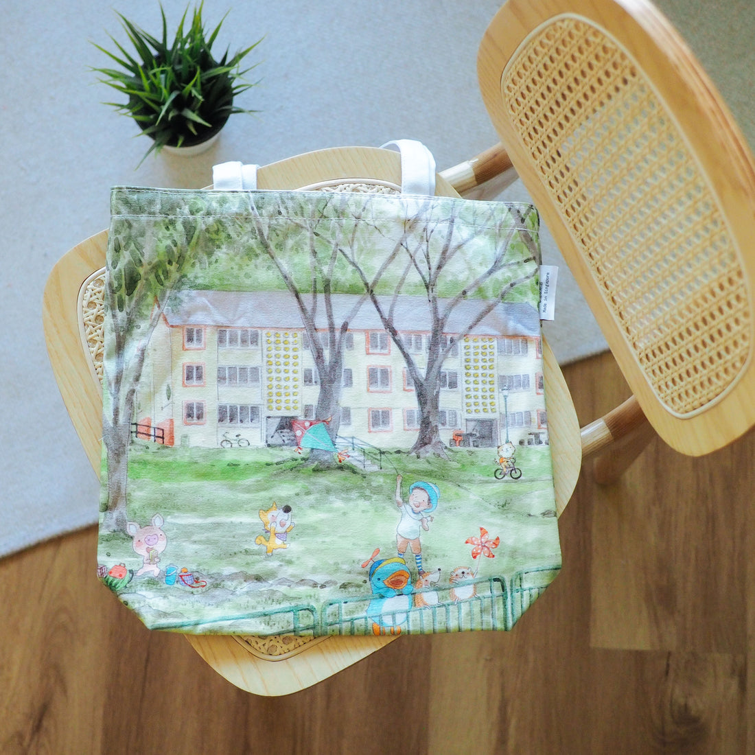 Ah Guo '12 Views of Tanglin Halt' Tote Bag