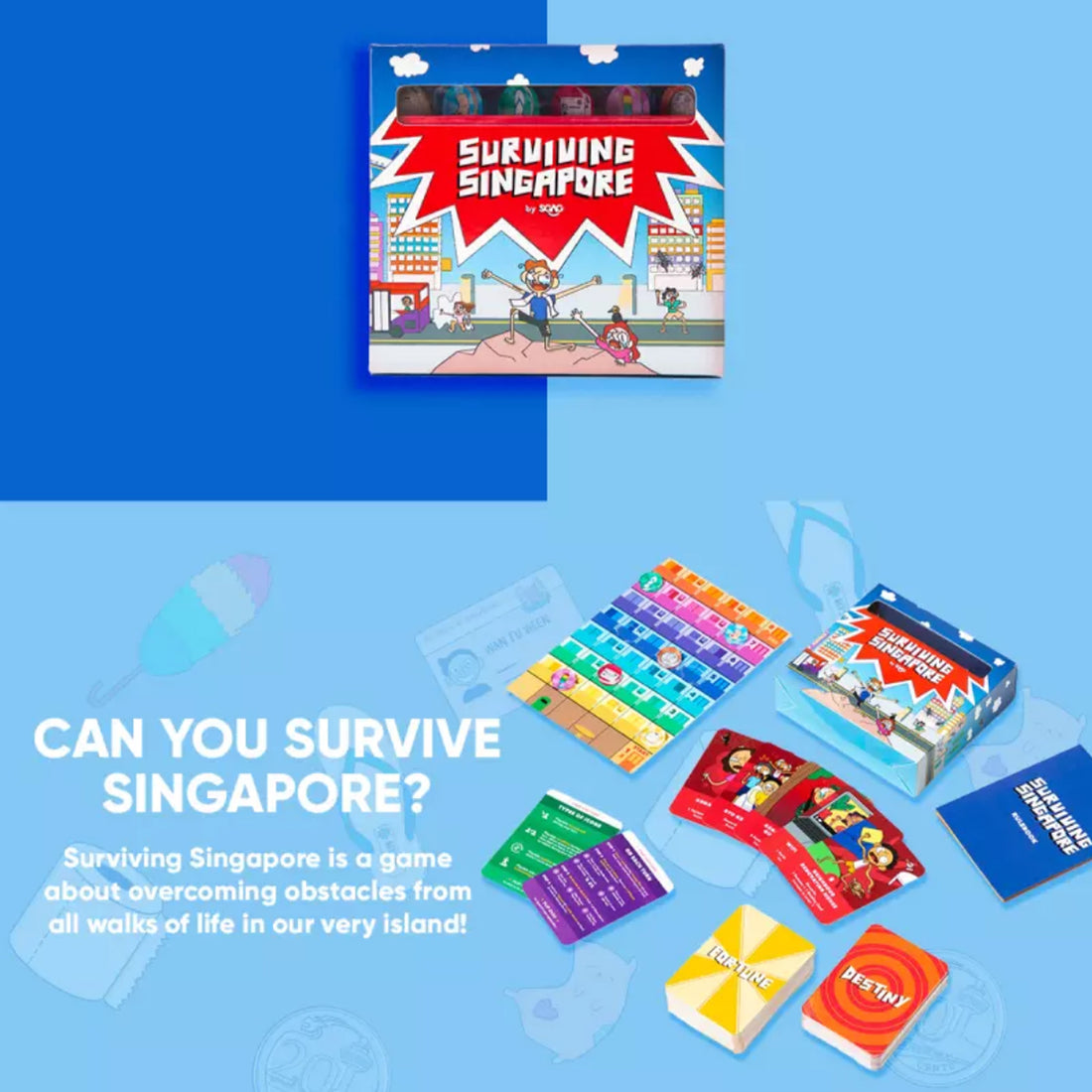 Surviving Singapore Card Game by SGAG