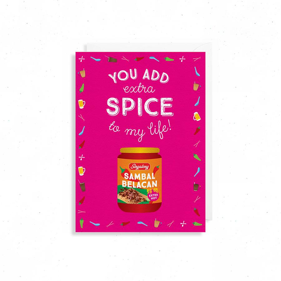 Extra Spice Love Card