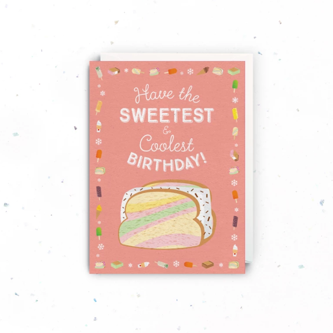Ice Cream Sandwich Sweetest Birthday Card