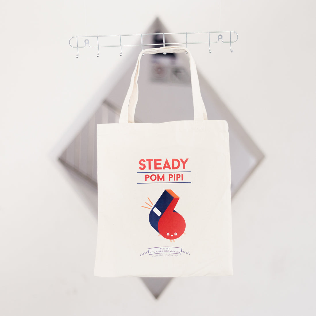 Steady Pom Pi Pi Tote Bag