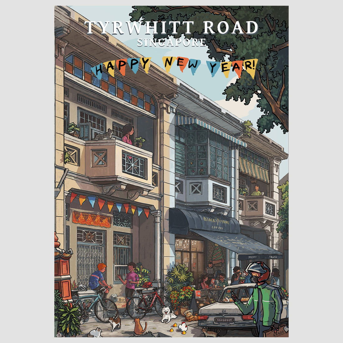 Tyrwhitt Road Print