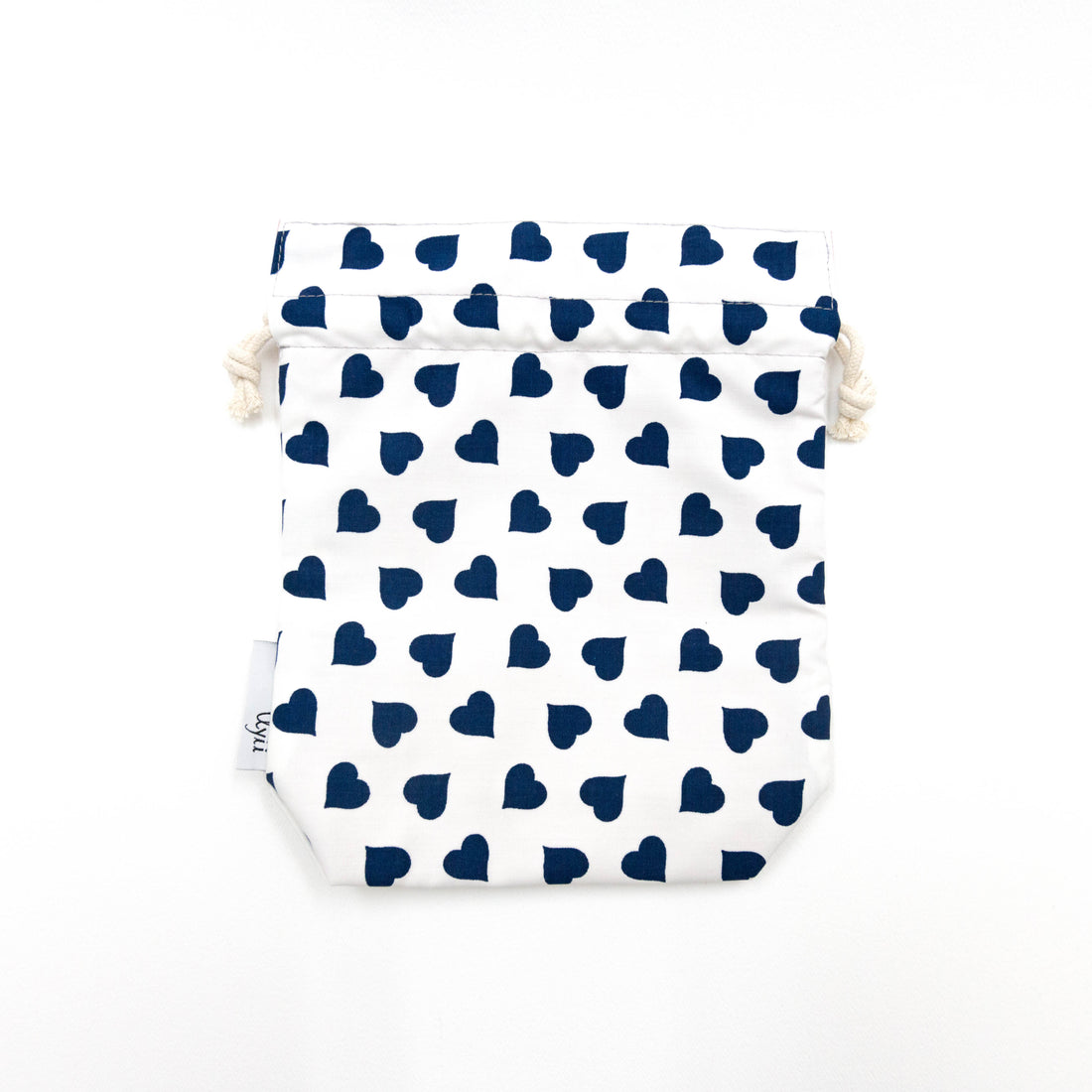 Blue Hearts x Pink Reversible Drawstring Pouch