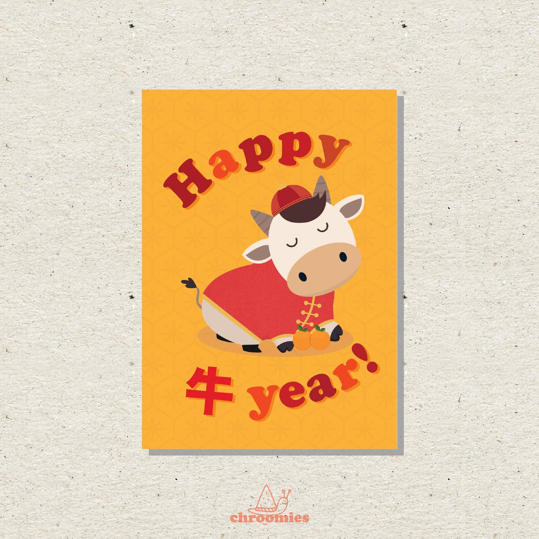 Happy Niu Year! Greeting Card
