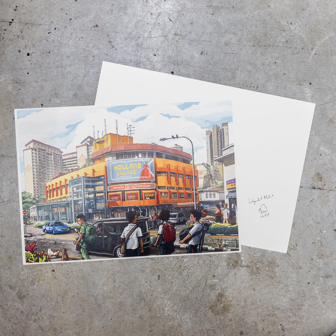 Lee Xin Li Singapore Street Series Postcards