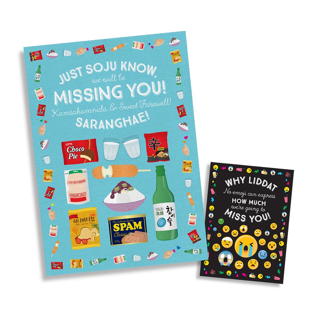 Soju Know Missing You Card (LARGE A4 SIZE)