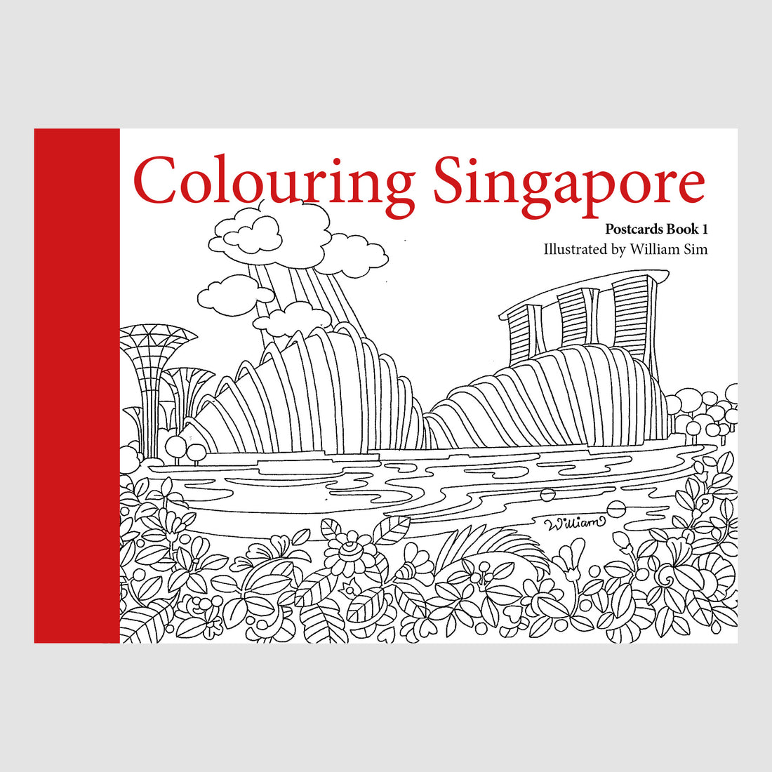 Colouring Singapore: Postcards Book 1