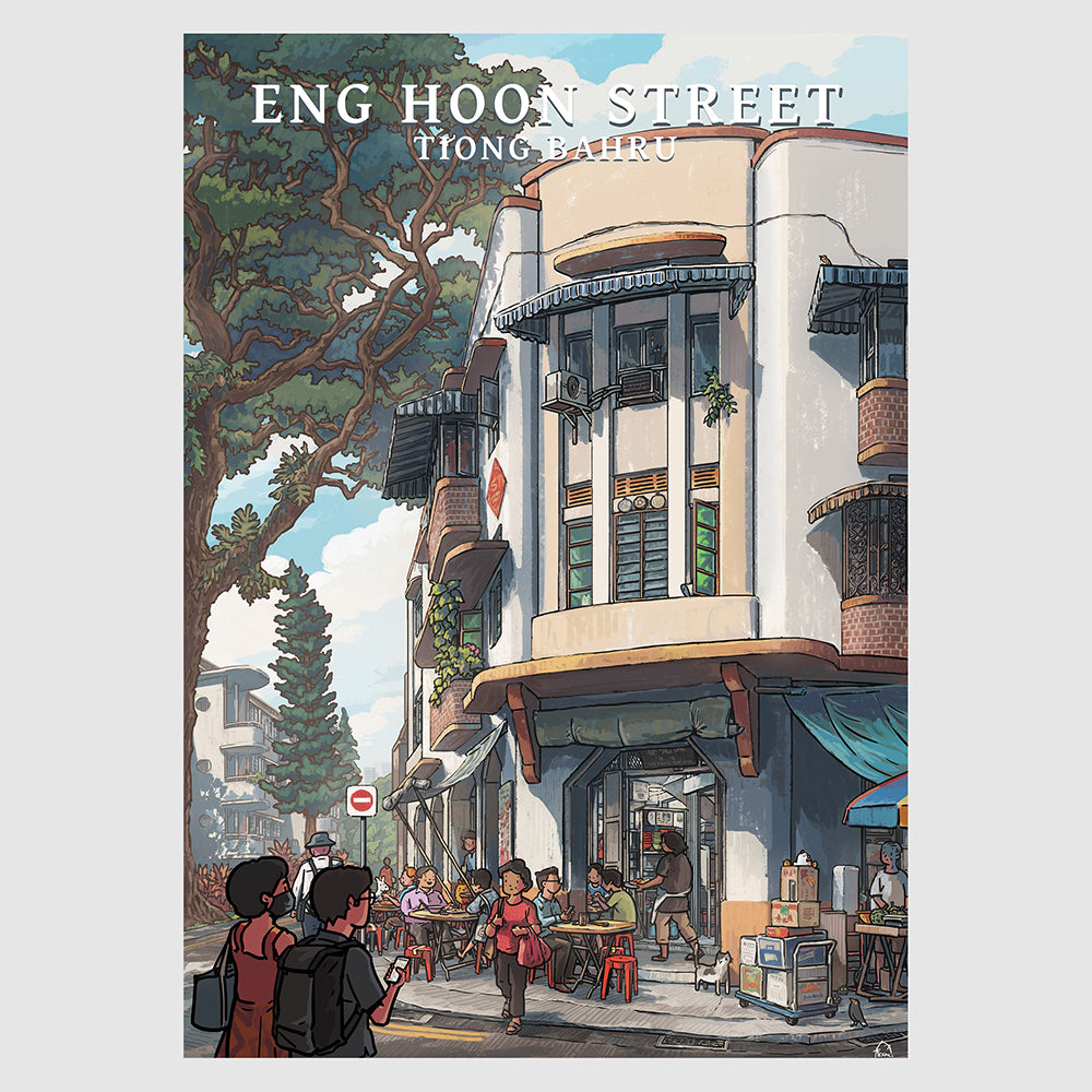 Lee Xin Li Singapore Street Series Postcards
