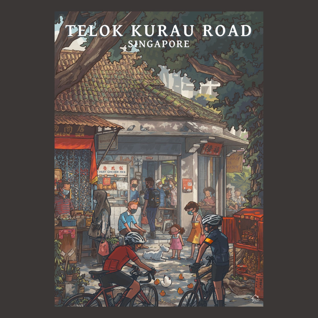 Telok Kurau Road Print