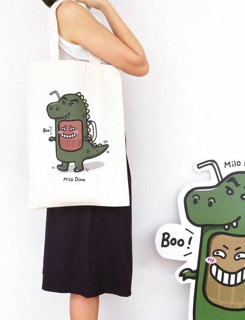 Milo Dino Tote Bag