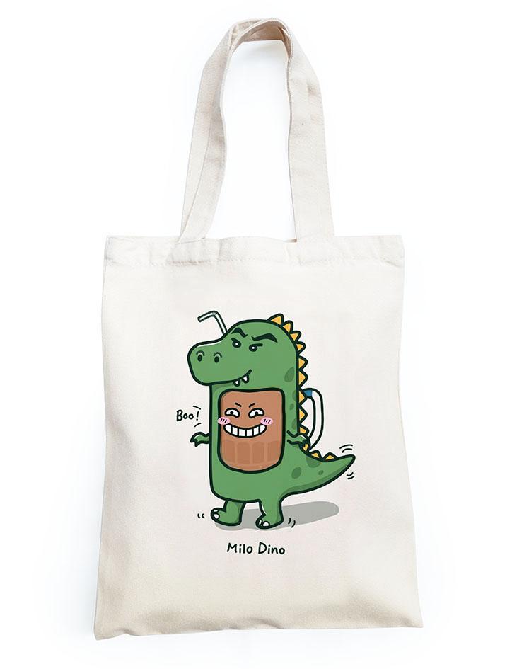 Milo Dino Tote Bag