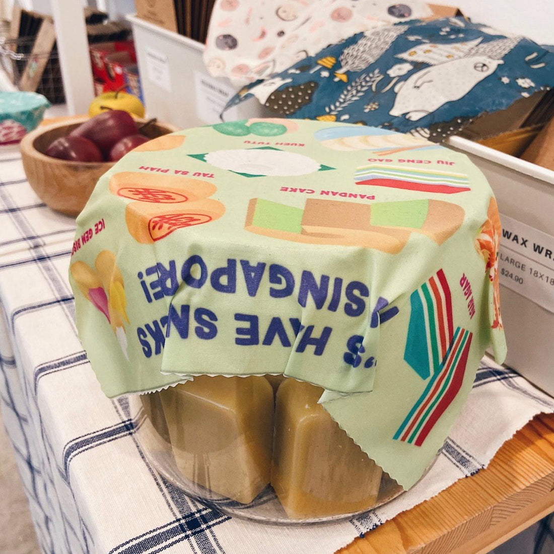 Singapore Snacks Beeswax Food Wrap